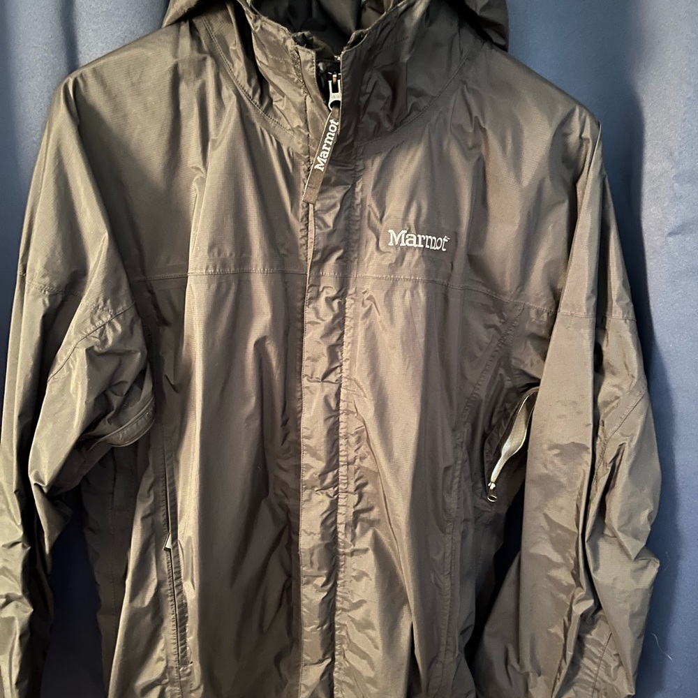 Marmot Men’s Black Rain Jacket - Size Medium